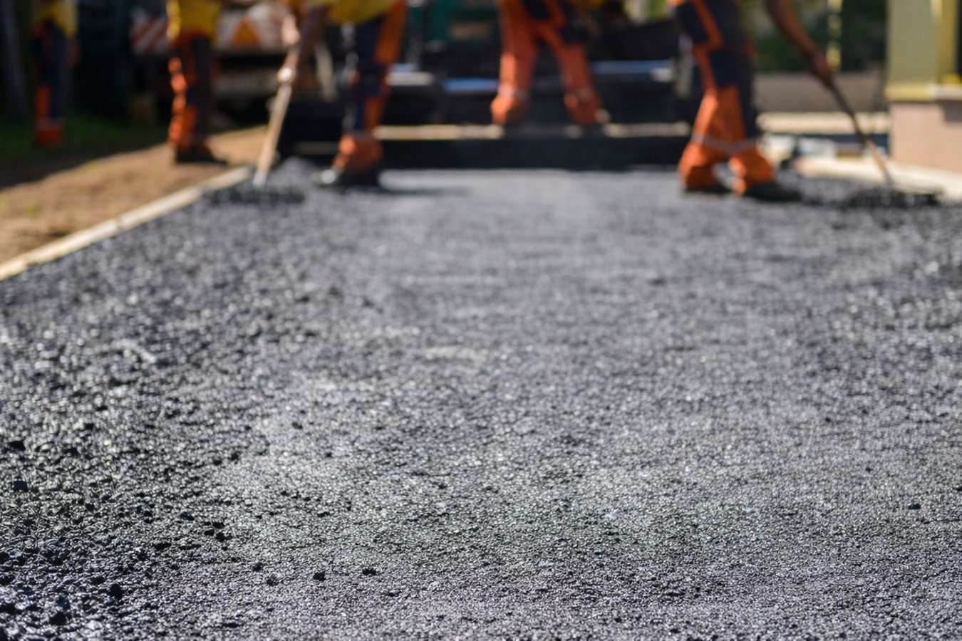 Concrete parking lot building in Oxnard, CA